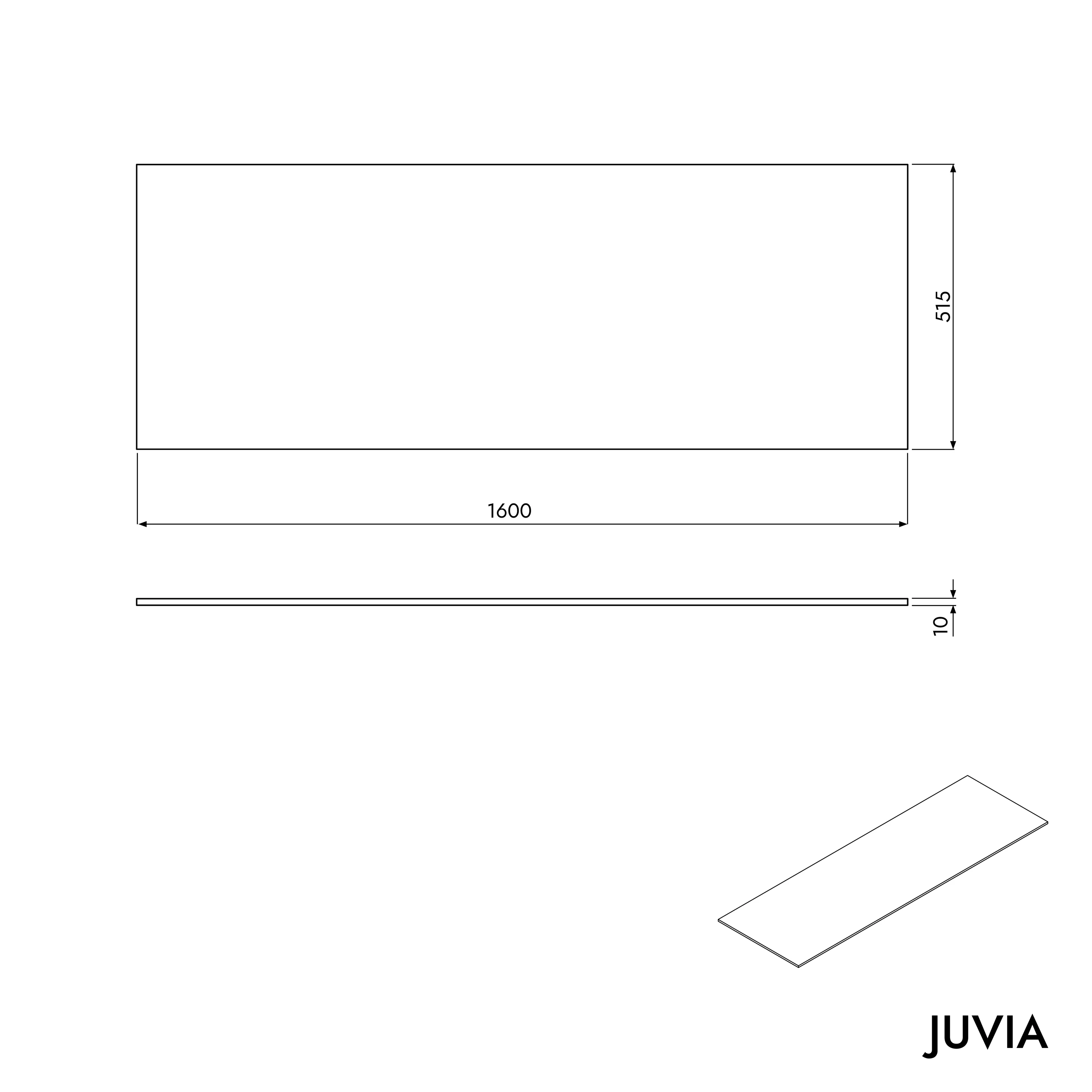 Tvättställsskåp JUVIA Duo 100 cm till 160 cm - Image 80