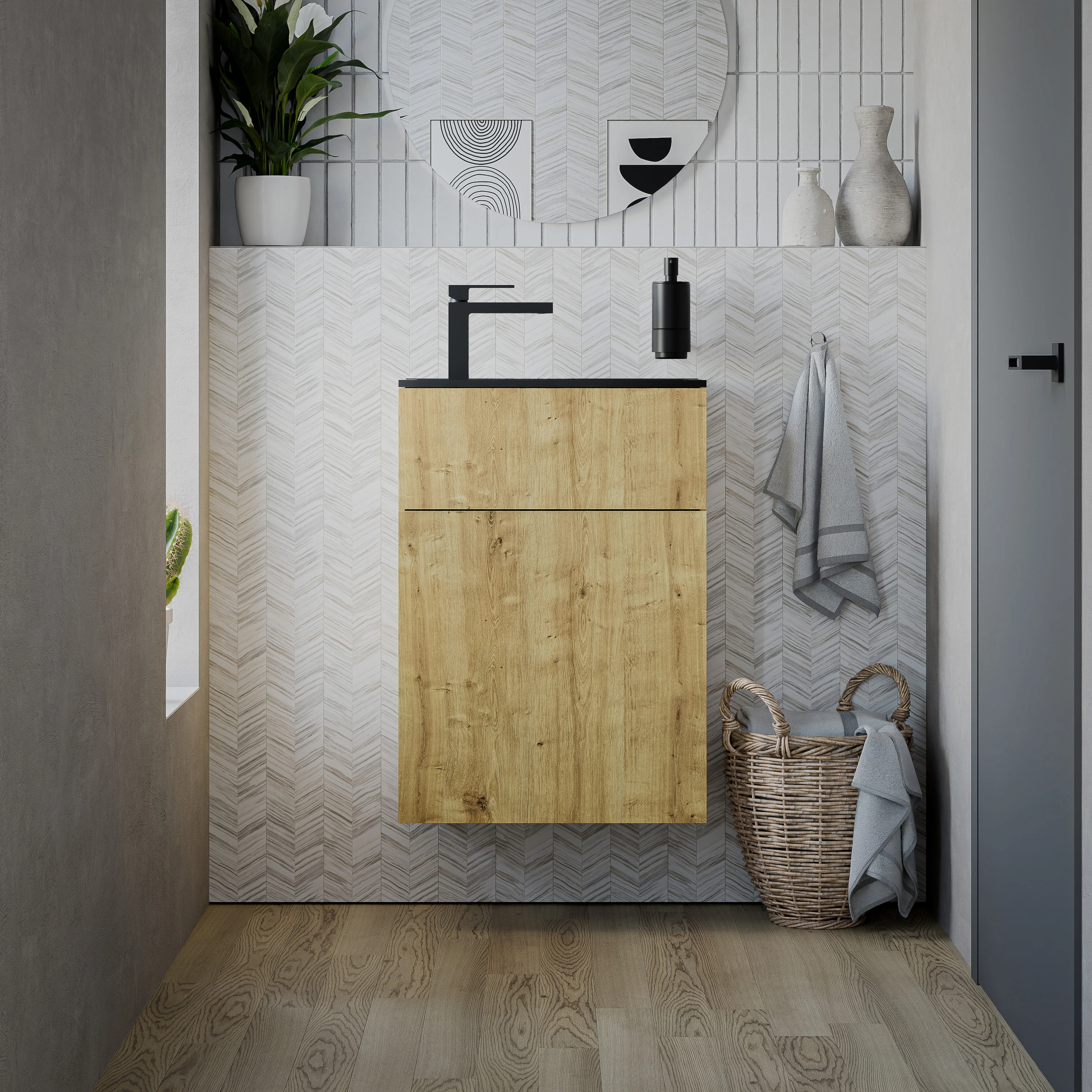 Tvättställsskåp KONDA 50 cm  - Image 13