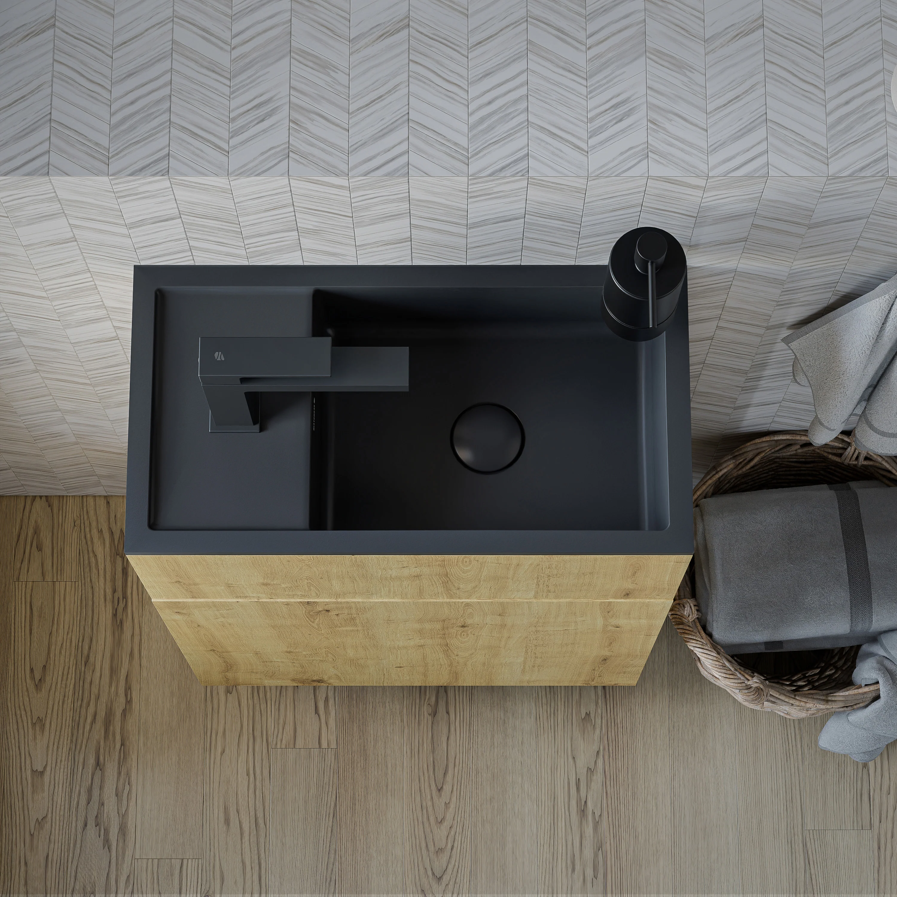 Tvättställsskåp KONDA 50 cm  - Image 15