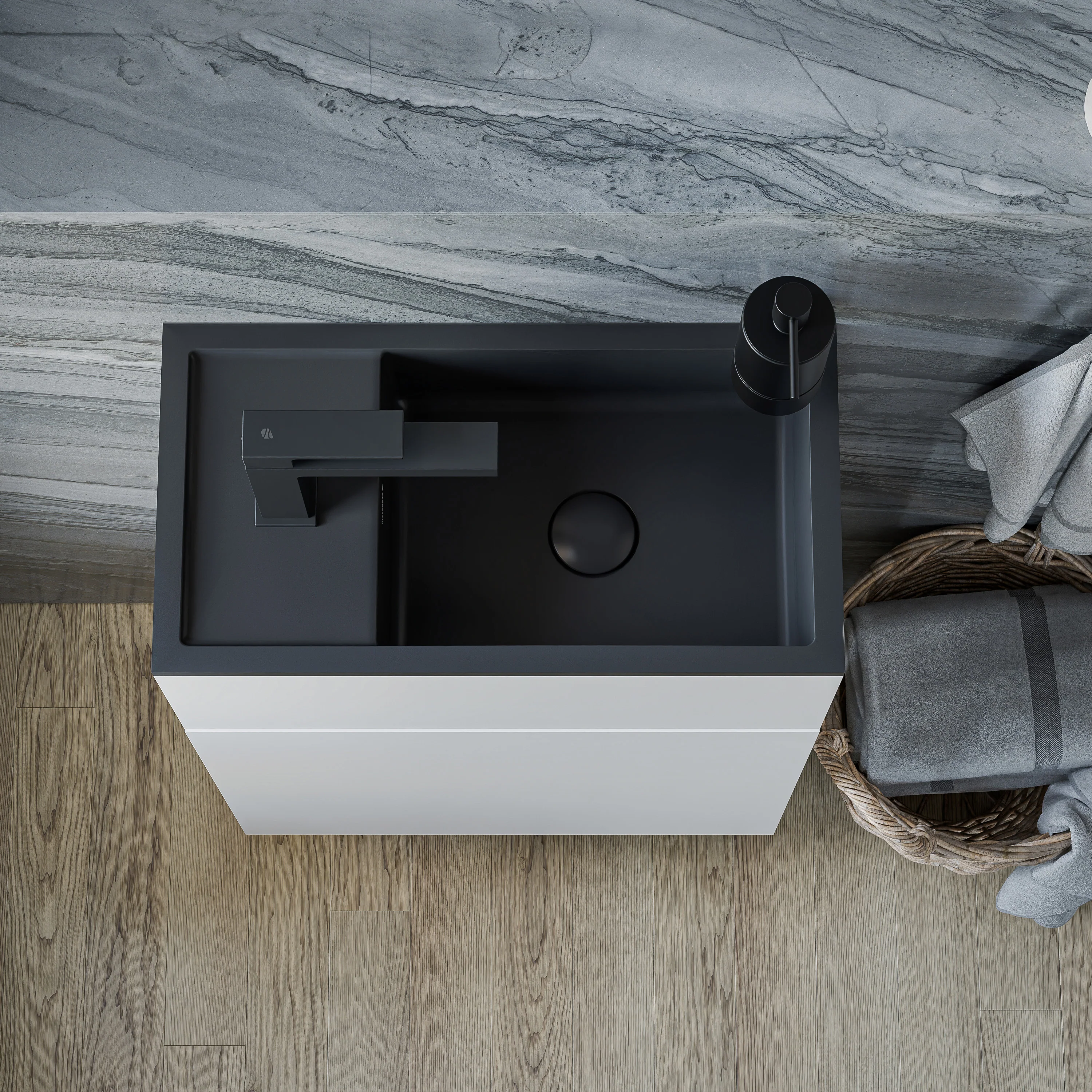 Tvättställsskåp KONDA 50 cm  - Image 39