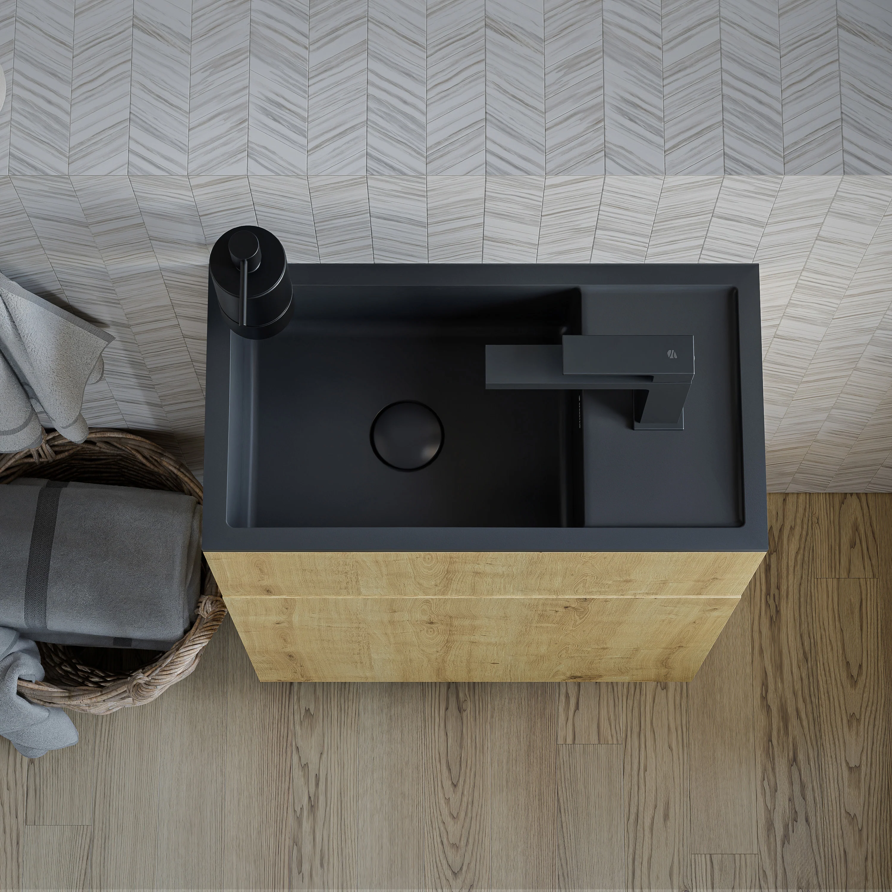 Tvättställsskåp KONDA 50 cm  - Image 15