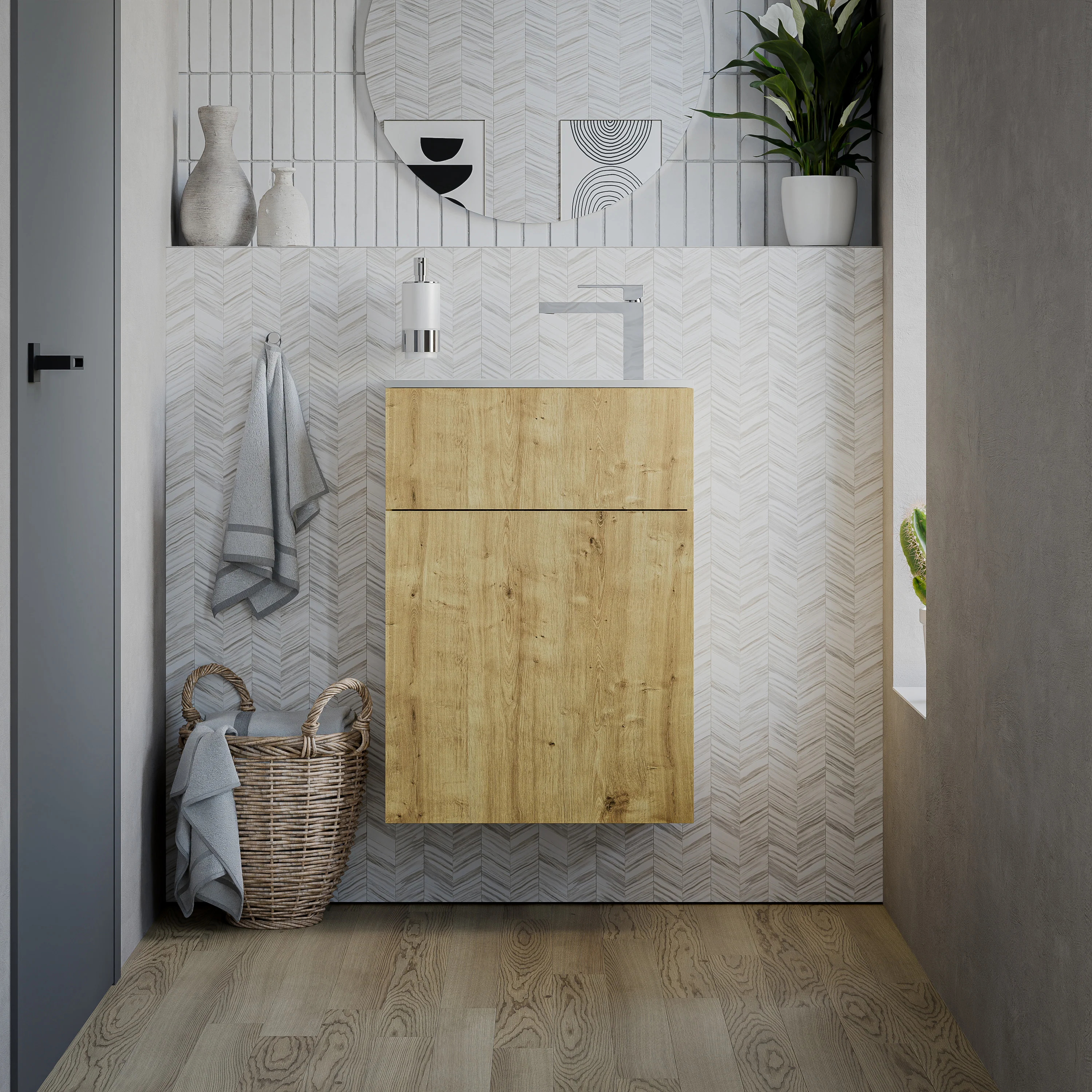 Tvättställsskåp KONDA 50 cm  - Image 19