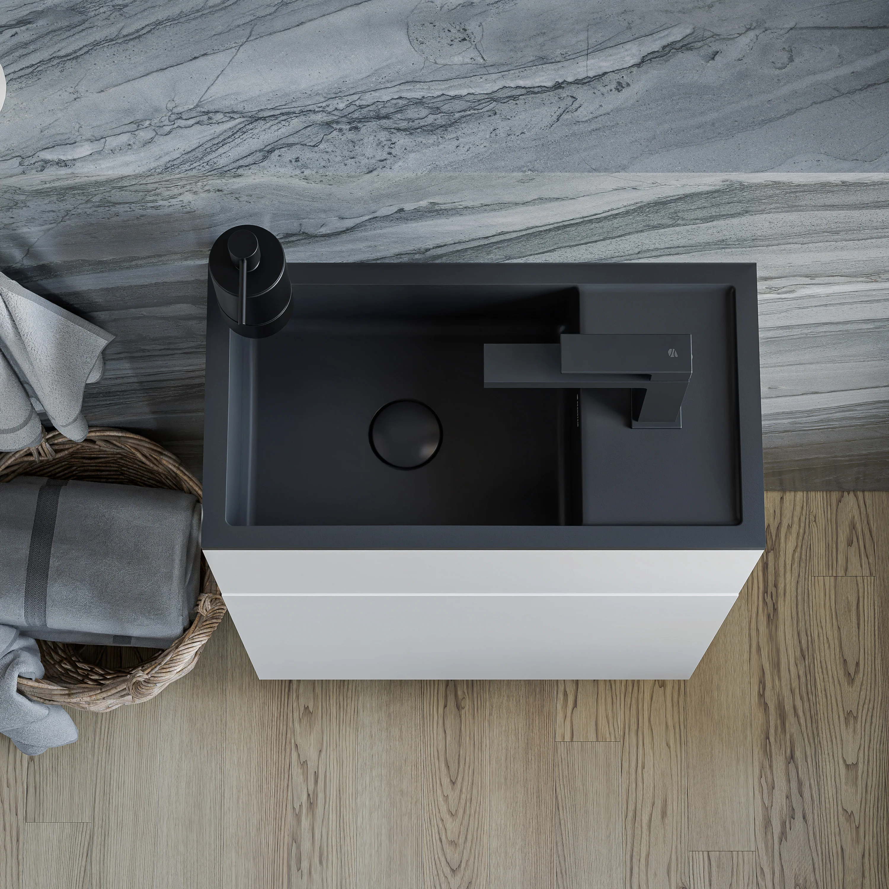 Tvättställsskåp KONDA 50 cm  - Image 39