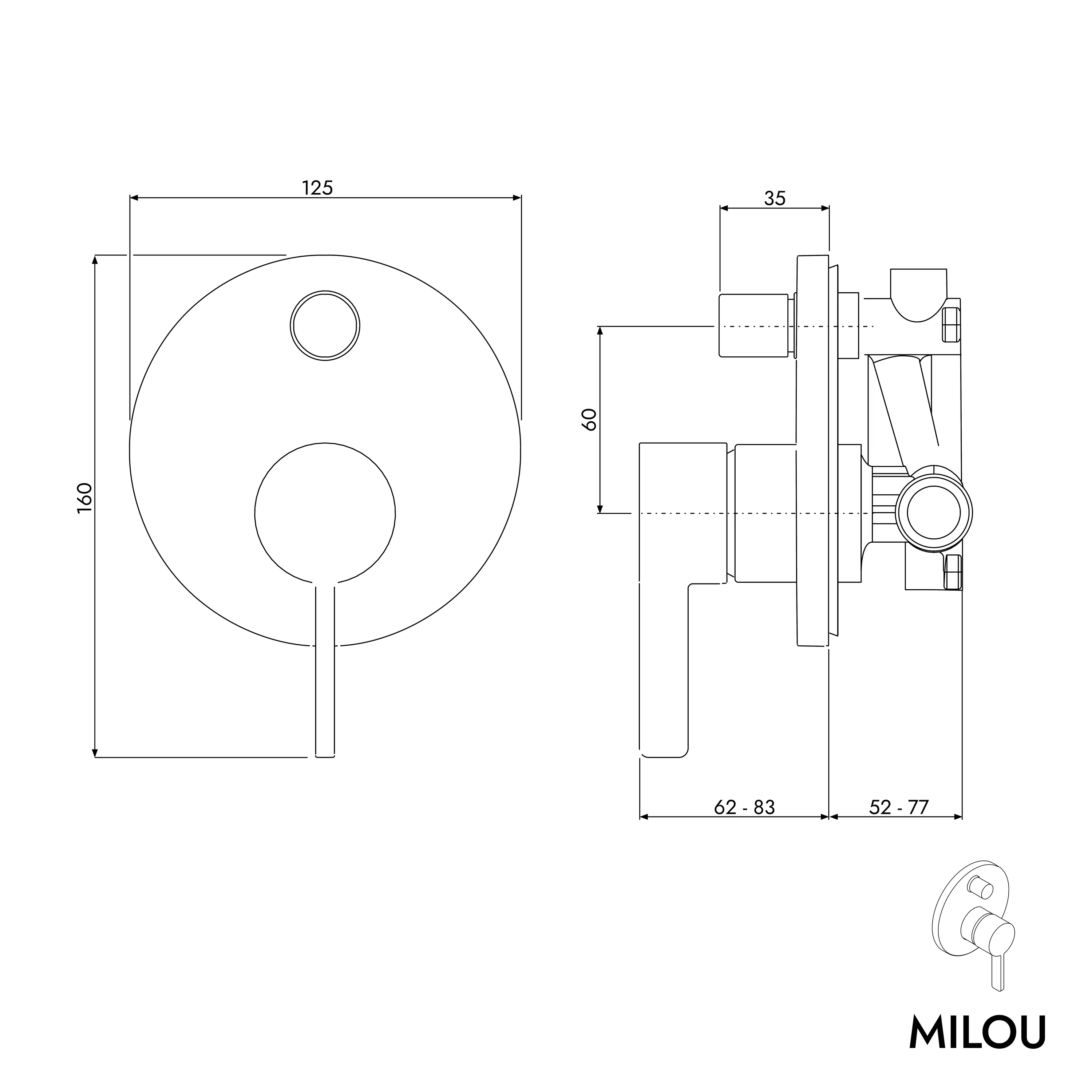 Inbyggd armatur MILOU - Image 7