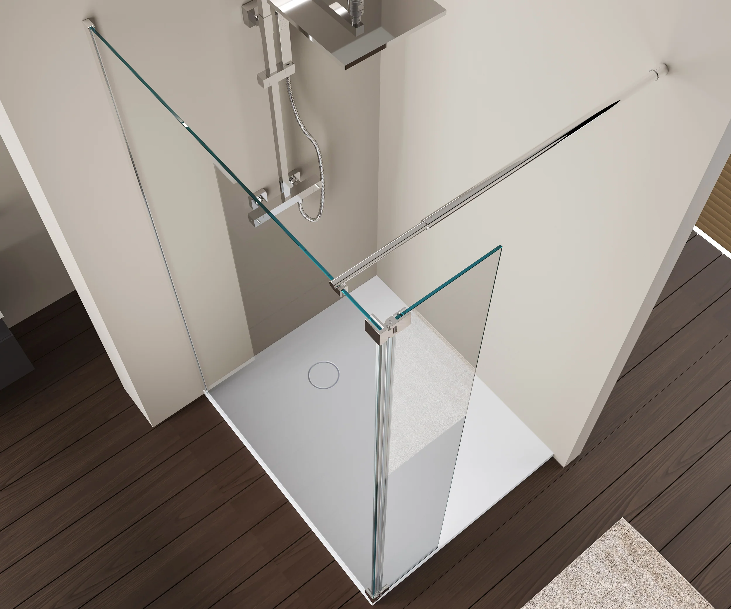 Duschvägg Walk-In-dusch Nano NT109 - Image 2