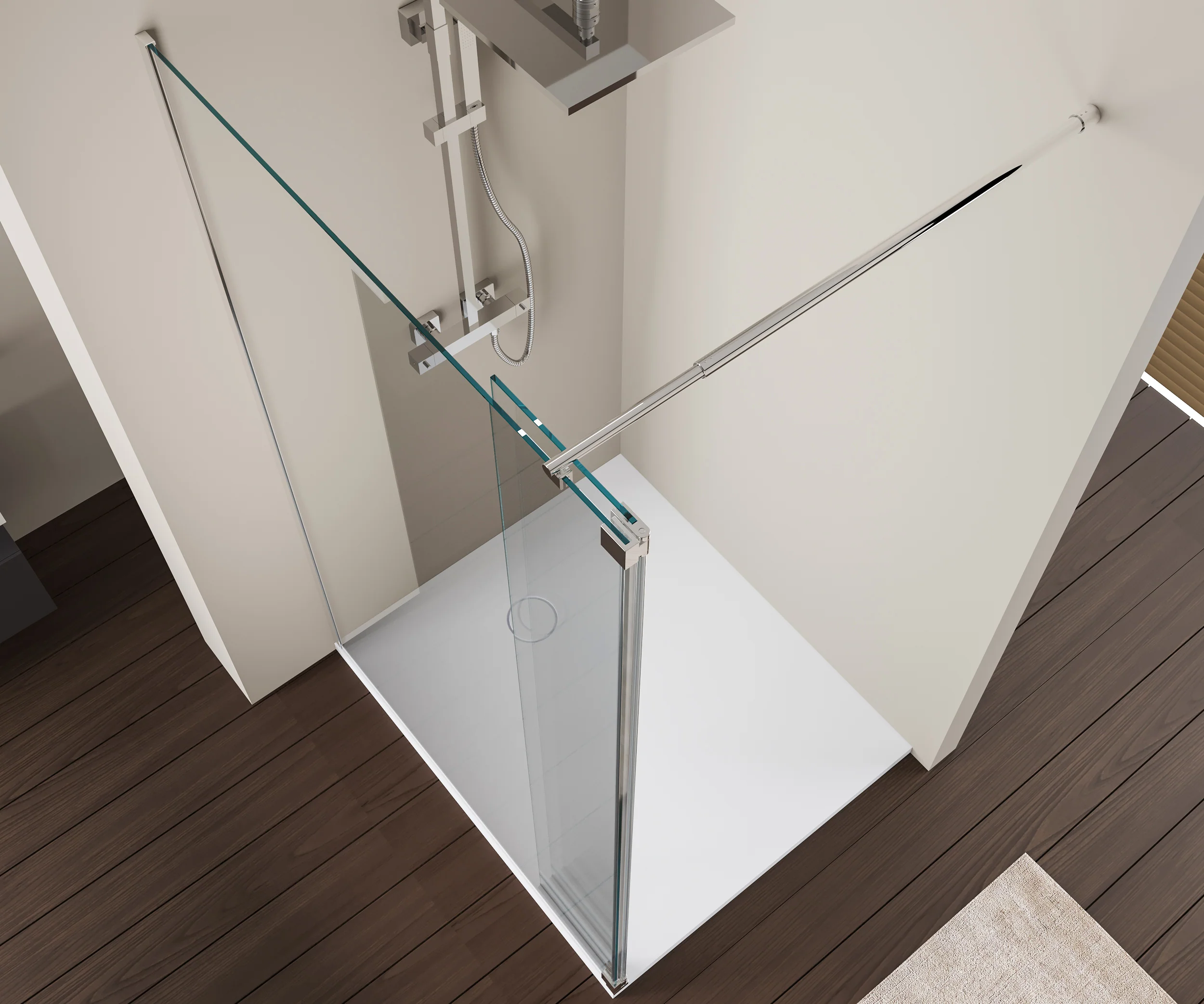 Duschvägg Walk-In-dusch Nano NT109 - Image 4