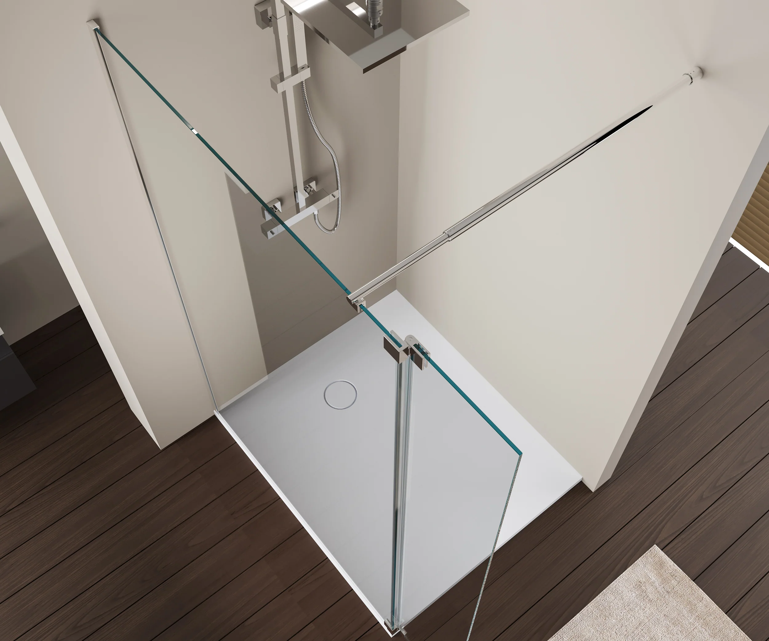 Duschvägg Walk-In-dusch Nano NT109 - Image 5