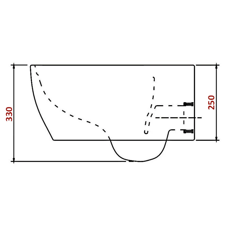 Vägghängd WC-toalett Nano NT2019 - Image 3