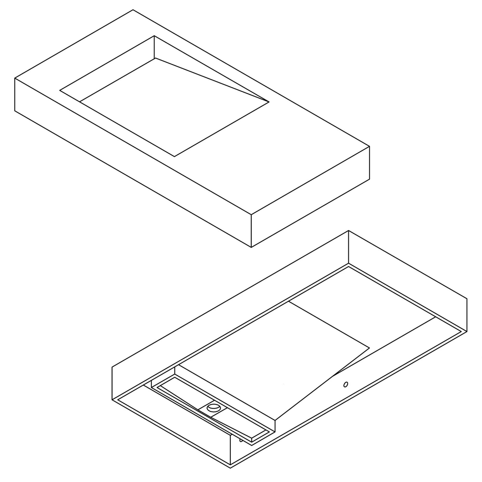 Vägghängt tvättställ PB2155 i gjuten mineral - Image 4