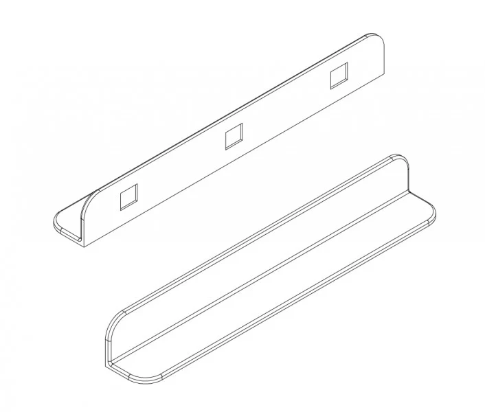 Vägghylla badrumshylla PB4202 - Image 4