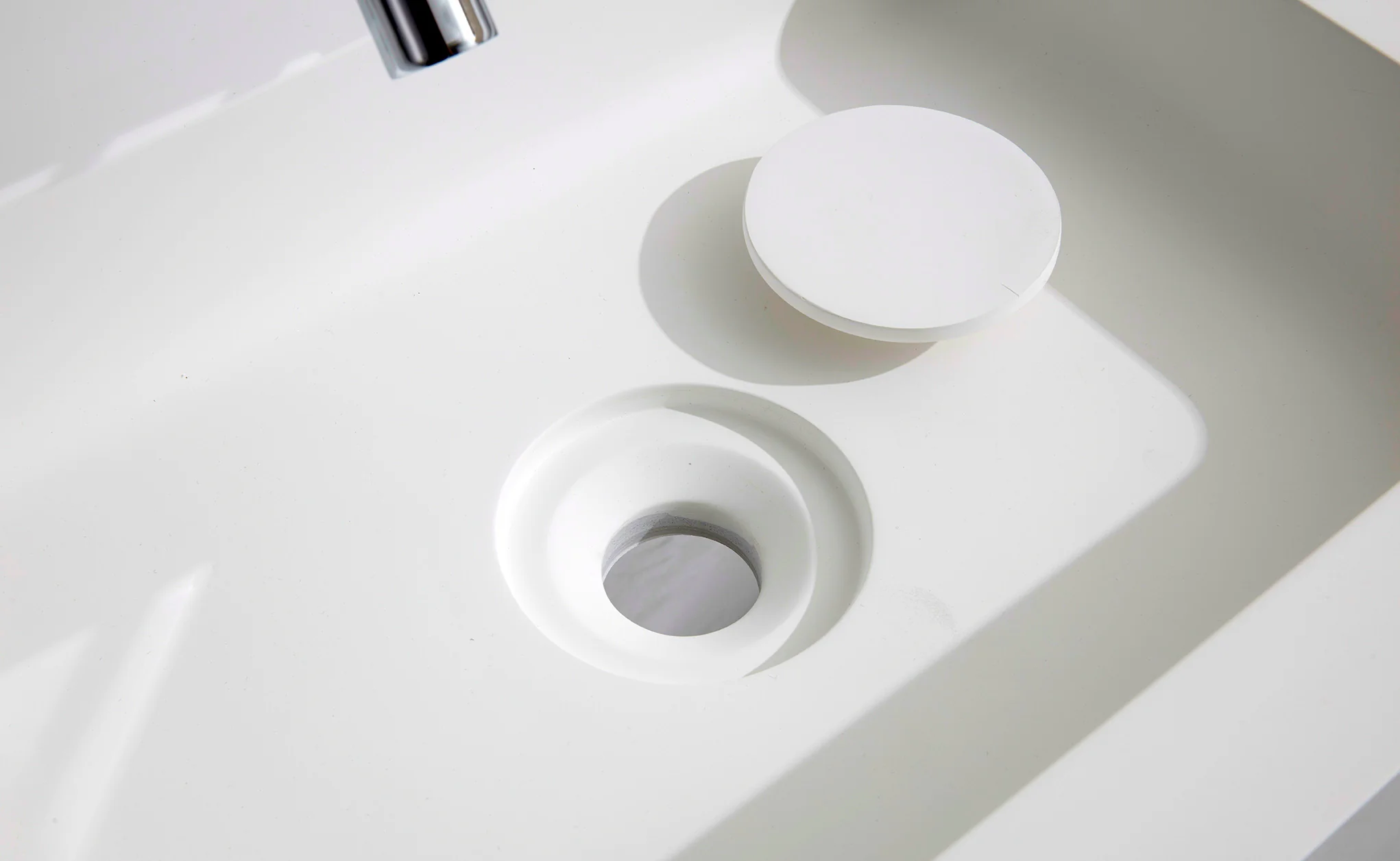 Väggmonterat dubbeltvättställ BA8015 i gjuten mineral - Image 6