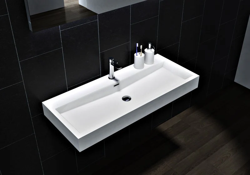 Väggmonterat tvättställ Bänkskivstvättställ BS6002 - Image 5