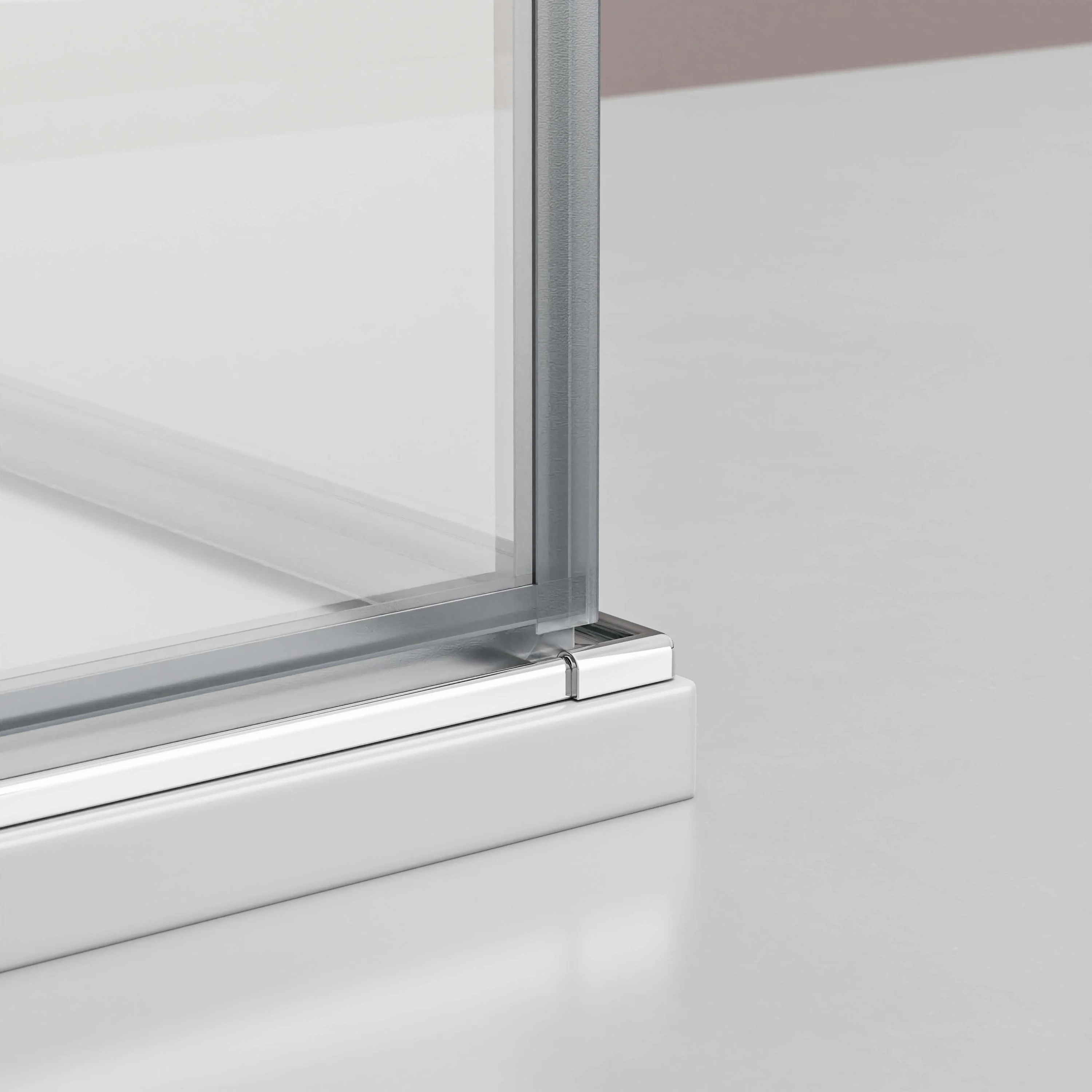 Vikbar duschvägg av nano-glas, EX213, 100 x 100 x 195 cm + duschkar - Image 3