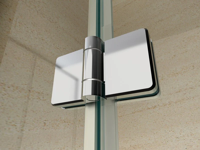 Vikbar duschvägg av nano-glas, EX213, 100 x 100 x 195 cm + duschkar - Image 8