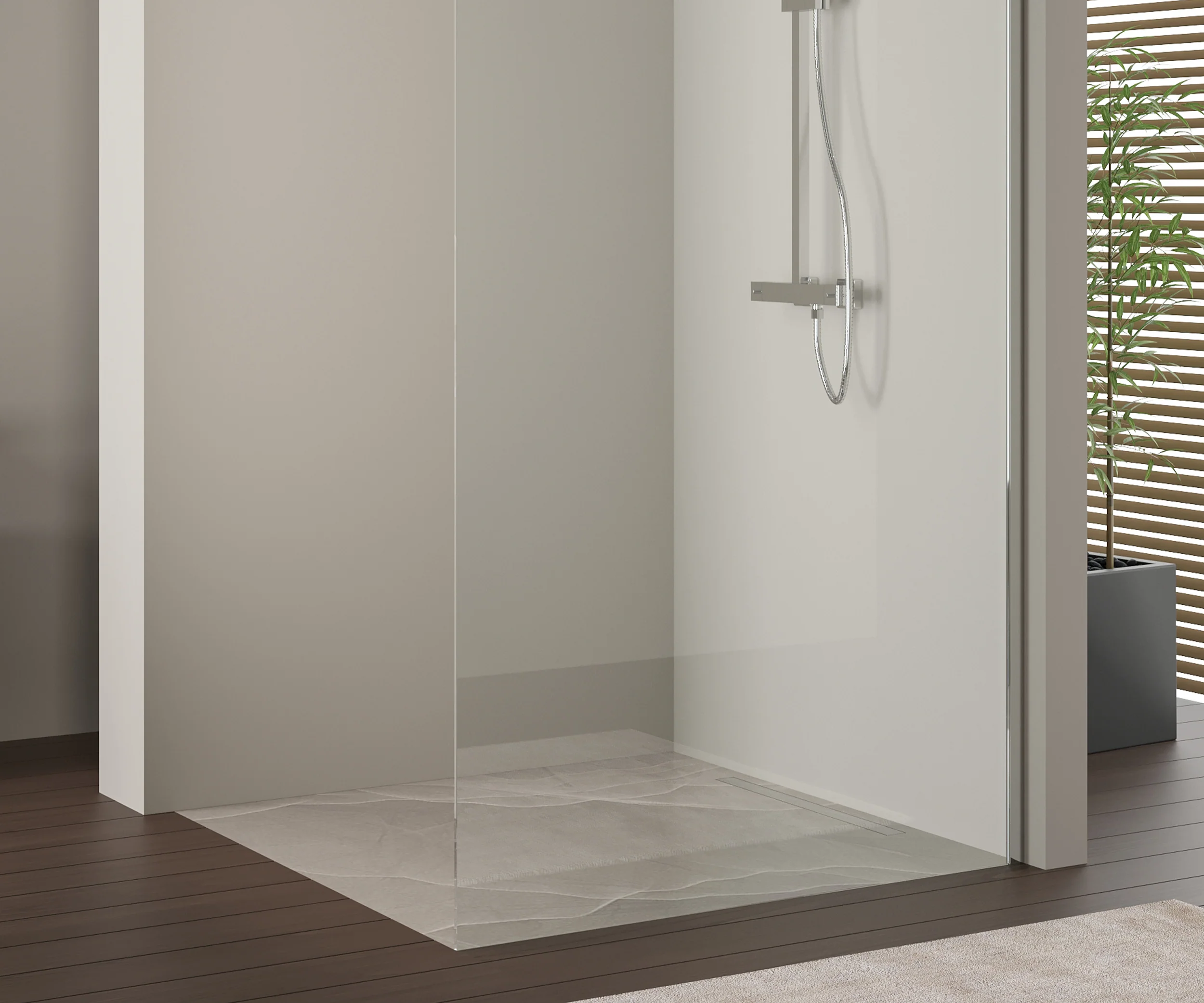 Walk-In 10 mm Super White Glass EX103 - Image 5
