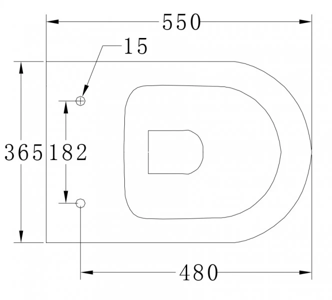 WC komplett paket 33: WC B-8030R Svart - Image 4