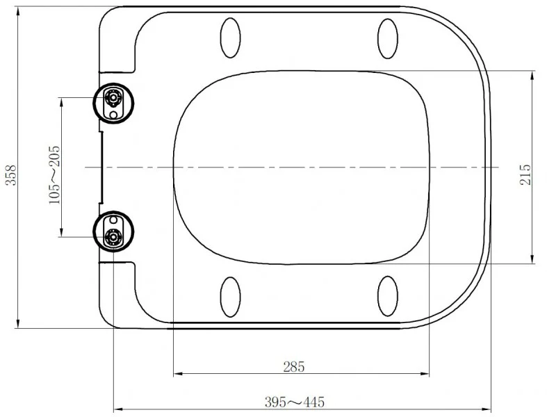 WC-lock Duroplast WC-sits - Image 3
