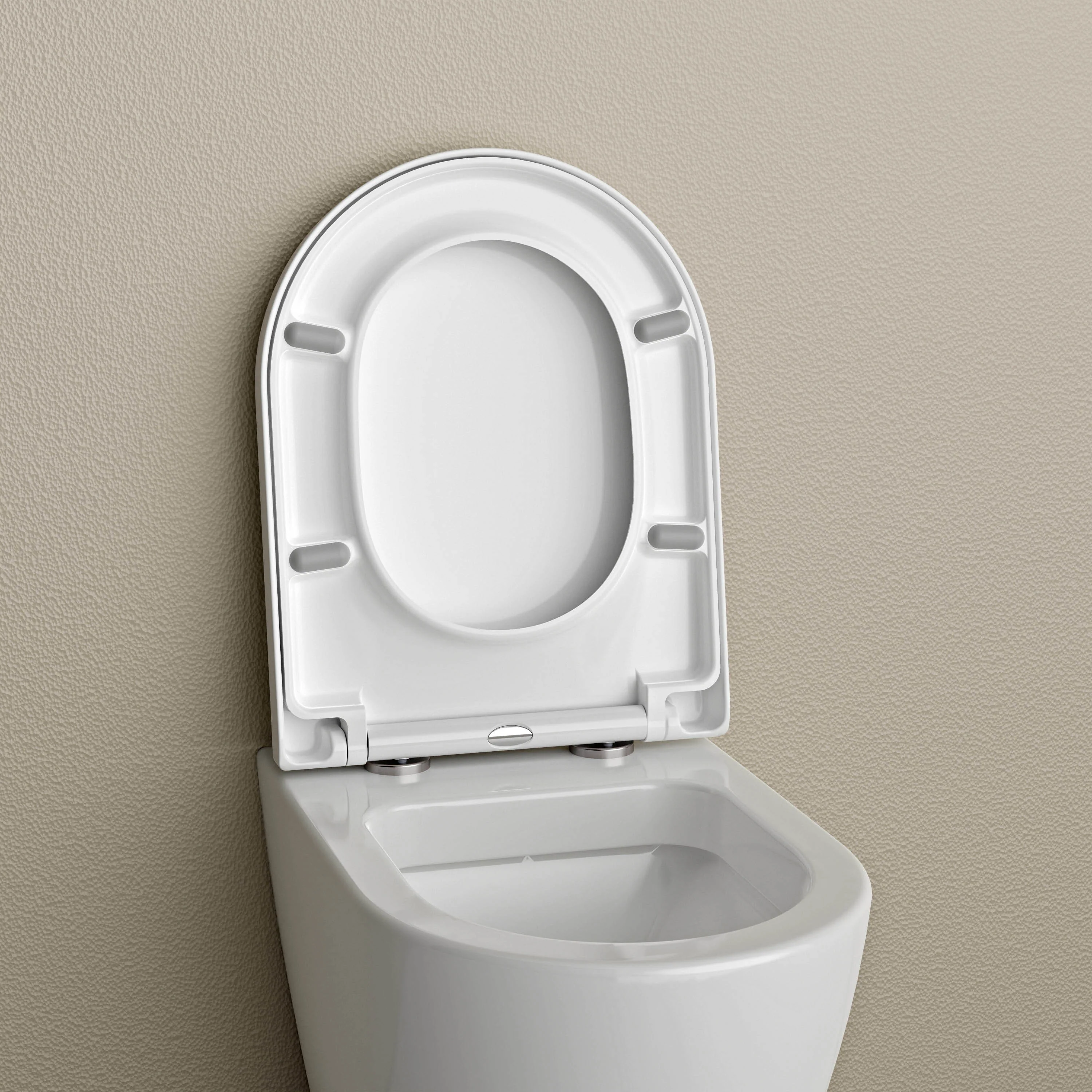 WC-lock U1002 med softclose-funktion (ersättningslock) - Image 3